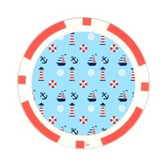 Sailing The Bay Poker Chip from ArtsNow.com Front