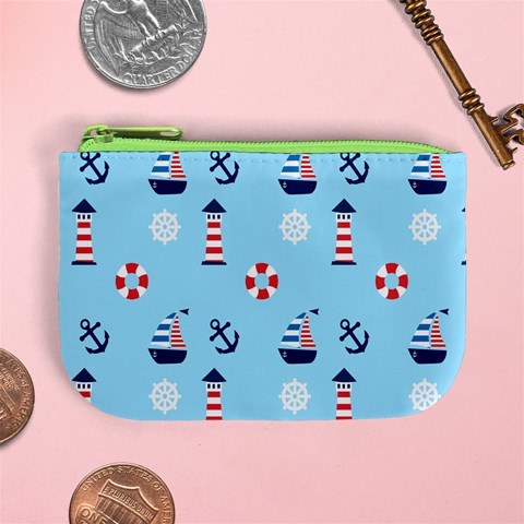 Sailing The Bay Coin Change Purse from ArtsNow.com Front