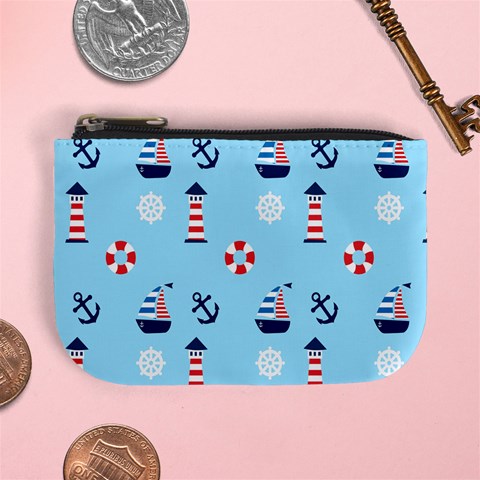 Sailing The Bay Coin Change Purse from ArtsNow.com Front