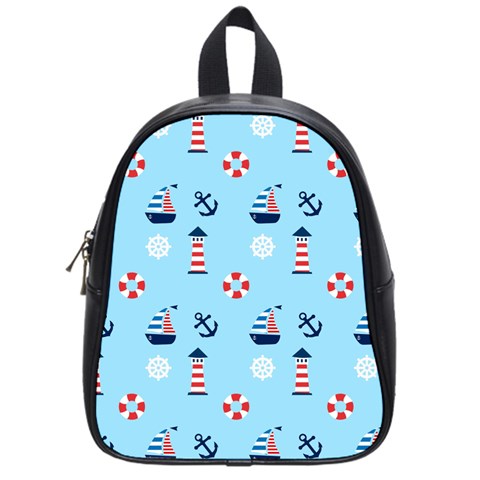 Sailing The Bay School Bag (Small) from ArtsNow.com Front