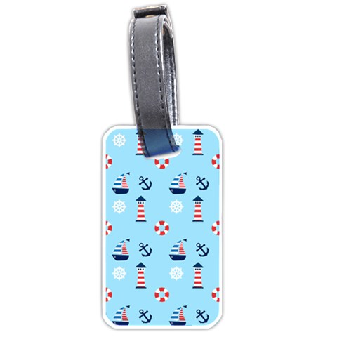 Sailing The Bay Luggage Tag (One Side) from ArtsNow.com Front