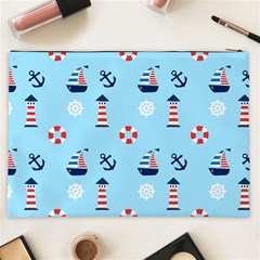 Sailing The Bay Cosmetic Bag (XXL) from ArtsNow.com Back