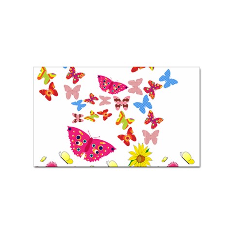 Butterfly Beauty Sticker 10 Pack (Rectangle) from ArtsNow.com Front