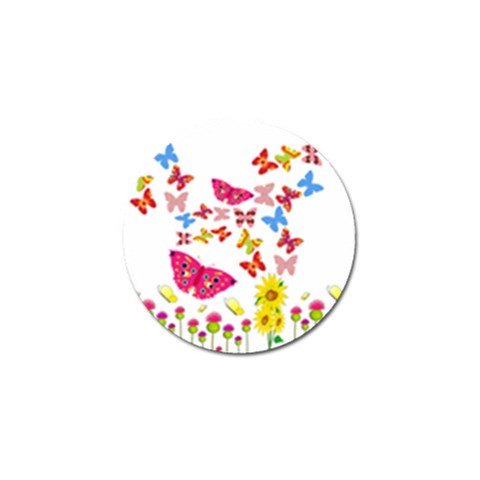 Butterfly Beauty Golf Ball Marker 10 Pack from ArtsNow.com Front