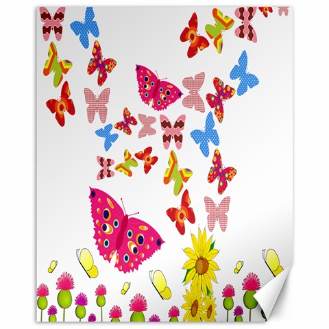 Butterfly Beauty Canvas 11  x 14  (Unframed) from ArtsNow.com 10.95 x13.48  Canvas - 1