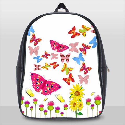 Butterfly Beauty School Bag (Large) from ArtsNow.com Front