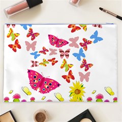 Butterfly Beauty Cosmetic Bag (XXL) from ArtsNow.com Back