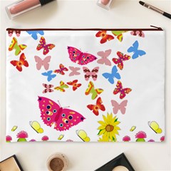 Butterfly Beauty Cosmetic Bag (XXXL) from ArtsNow.com Back