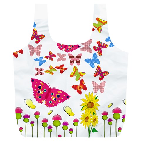 Butterfly Beauty Reusable Bag (XL) from ArtsNow.com Back