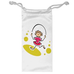 Girl Jumping Rope Jewelry Bag from ArtsNow.com Front