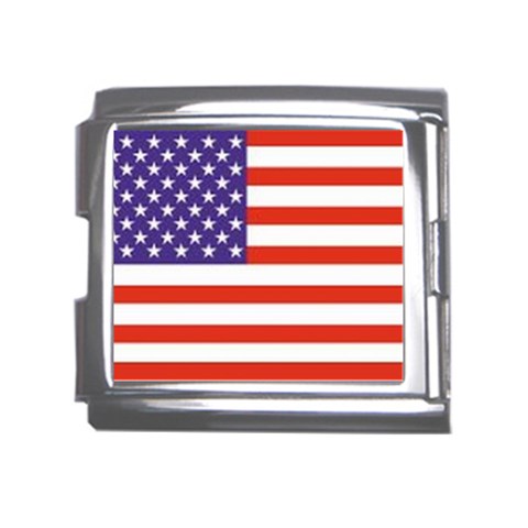 united%20states Mega Link Italian Charm (18mm) from ArtsNow.com Front