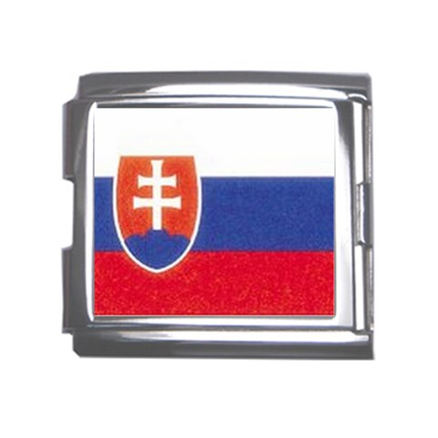 SLOVAK%20REPUBLIC Mega Link Italian Charm (18mm) from ArtsNow.com Front