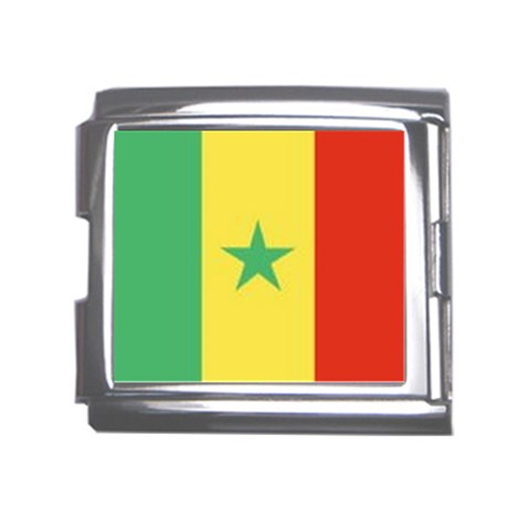 senegal Mega Link Italian Charm (18mm) from ArtsNow.com Front