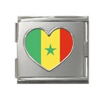 senegal Mega Link Heart Italian Charm (18mm)