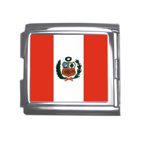 peru Mega Link Italian Charm (18mm) from ArtsNow.com Front