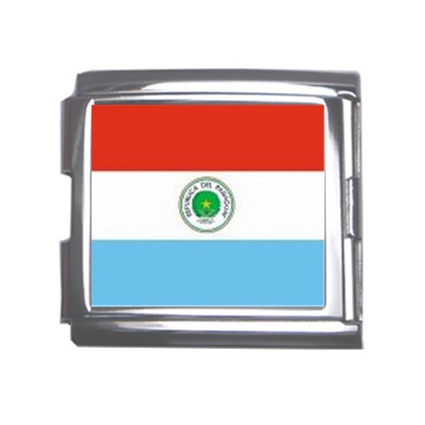 paraguay Mega Link Italian Charm (18mm) from ArtsNow.com Front