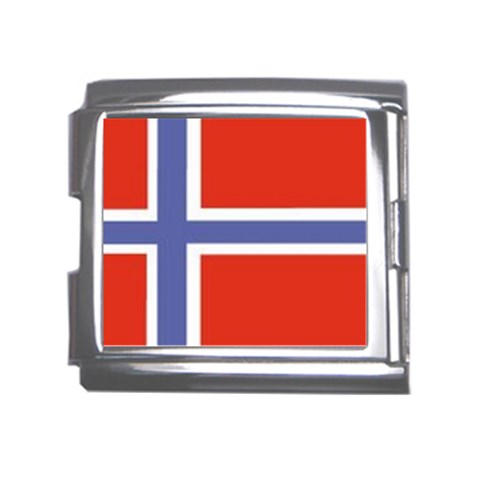 norway Mega Link Italian Charm (18mm) from ArtsNow.com Front