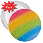 Acrylic Rainbow 3  Button (10 pack)