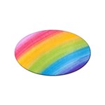 Acrylic Rainbow Sticker (Oval)