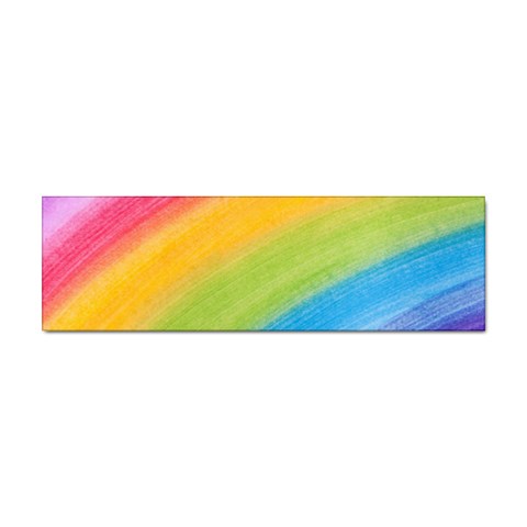 Acrylic Rainbow Bumper Sticker from ArtsNow.com Front