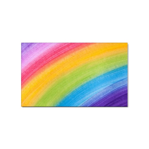 Acrylic Rainbow Sticker 10 Pack (Rectangle) from ArtsNow.com Front