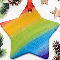 Acrylic Rainbow Star Ornament (Two Sides) from ArtsNow.com Front