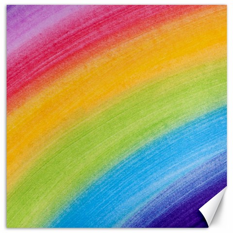 Acrylic Rainbow Canvas 16  x 16  (Unframed) from ArtsNow.com 15.2 x15.41  Canvas - 1