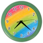 Acrylic Rainbow Wall Clock (Color)