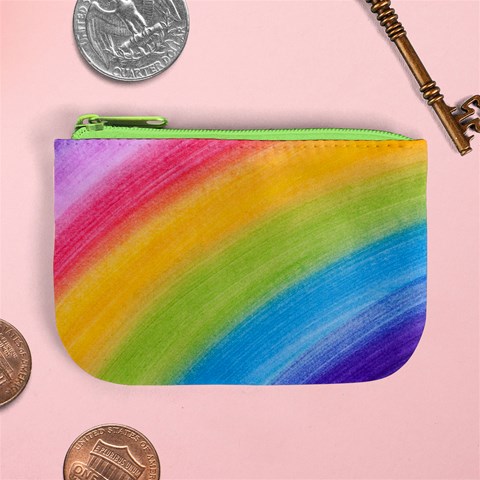 Acrylic Rainbow Coin Change Purse from ArtsNow.com Front