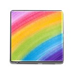 Acrylic Rainbow Memory Card Reader with Storage (Square)