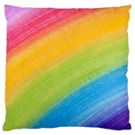 Acrylic Rainbow Large Cushion Case (Two Sided) 