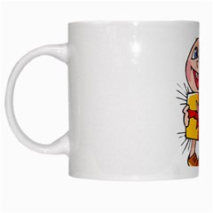 Happy Blue Eyed Boy White Mug from ArtsNow.com Left