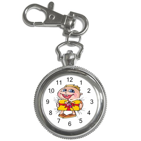 Happy Blue Eyed Boy Key Chain Watch from ArtsNow.com Front