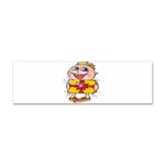 Happy Blue Eyed Boy Sticker Bumper (100 pack)