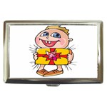 Happy Blue Eyed Boy Cigarette Money Case