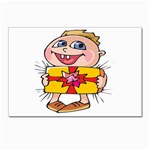 Happy Blue Eyed Boy Postcard 4 x 6  (Pkg of 10)