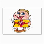 Happy Blue Eyed Boy Postcards 5  x 7  (Pkg of 10)