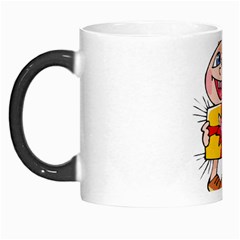 Happy Blue Eyed Boy Morph Mug from ArtsNow.com Left