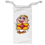 Happy Blue Eyed Boy Jewelry Bag