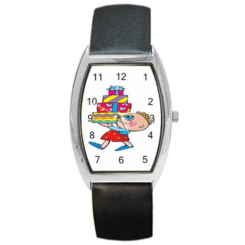 Lots of Gifts Barrel Style Metal Watch from ArtsNow.com Front