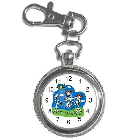 Jump Roping Kids Key Chain Watch from ArtsNow.com Front