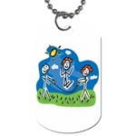 Jump Roping Kids Dog Tag (One Side)