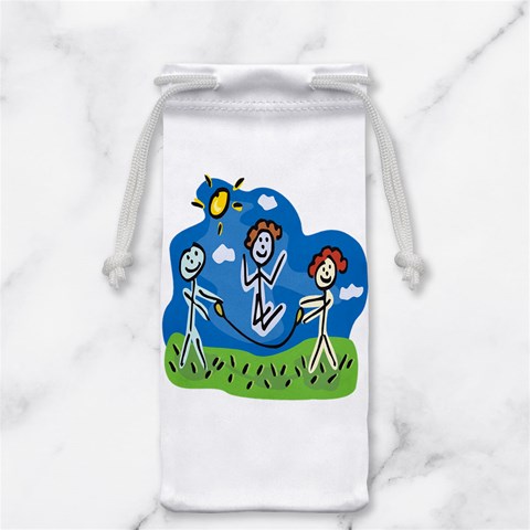 Jump Roping Kids Jewelry Bag from ArtsNow.com Front