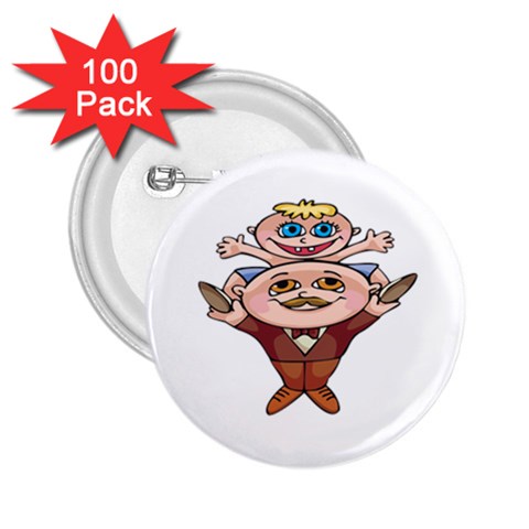 Father and Son 2.25  Button (100 pack) from ArtsNow.com Front