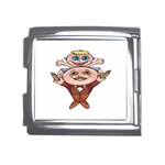 Father and Son Mega Link Italian Charm (18mm)