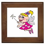 Happy Fairy Girl Framed Tile