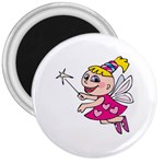 Happy Fairy Girl 3  Magnet