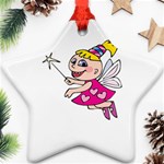 Happy Fairy Girl Ornament (Star)