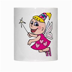 Happy Fairy Girl White Mug from ArtsNow.com Center