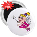 Happy Fairy Girl 3  Magnet (100 pack)